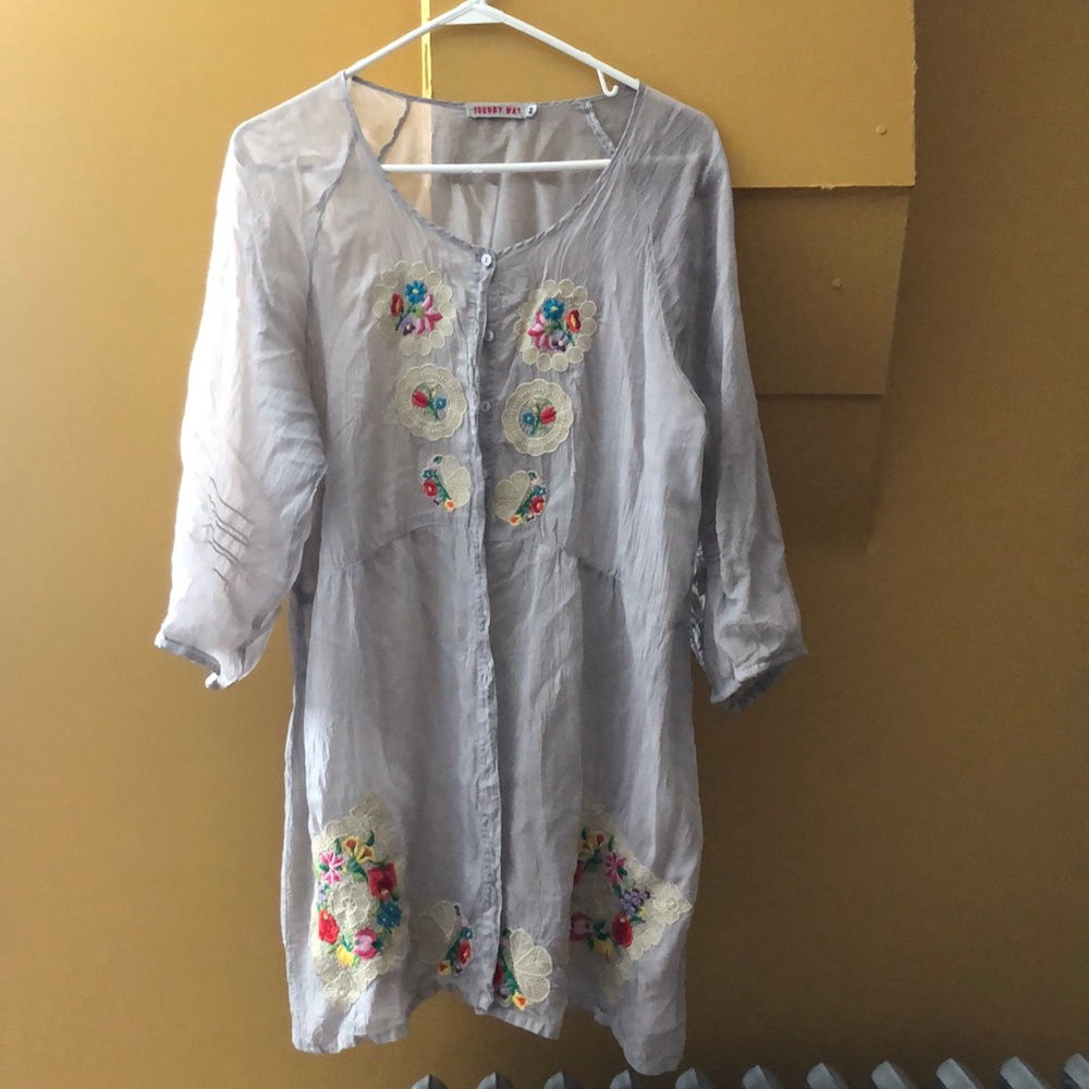 Johnny Was tunic shirt dress